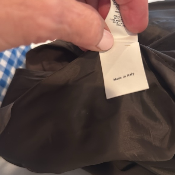 Philosophy Di Alberta Ferretti brown classy dress with black belt. Made in Italy - Picture 14 of 14